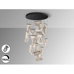 VELOS - LAMPARA 13L NEGRO DIMABLE