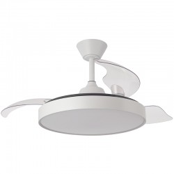 VENTILADOR DE TECHO DC CORCEGA 45W LED 6000 LM REGULABLE + APP