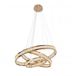 LORIAN- LAMPARA 3 AROS DORADO BRILLO