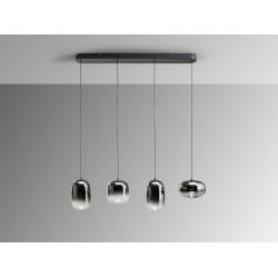 ONICE- LAMPARA 4L NEGRO-SMOKE