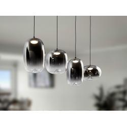 ONICE- LAMPARA 4L NEGRO-SMOKE