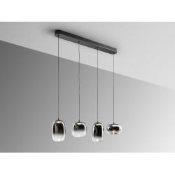 ONICE- LAMPARA 4L NEGRO-SMOKE