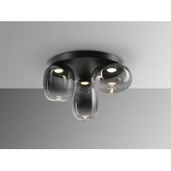 ONICE- PLAFON 3L NEGRO-SMOKE
