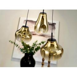 ALEDIS- LAMPARA 3L NEGRO-DORADO