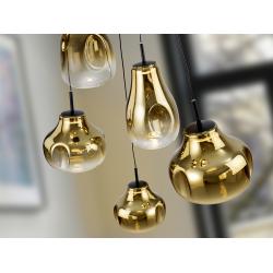 ALEDIS- LAMPARA 5L NEGRO-DORADO