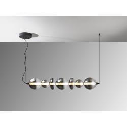 GLADIS- LAMPARA GRANDE NEGRO-SMOKE