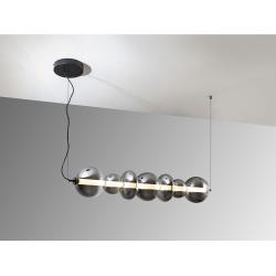 GLADIS- LAMPARA GRANDE NEGRO-SMOKE