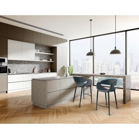 GIRO- TABURETE AZUL OSCURO-NEGRO