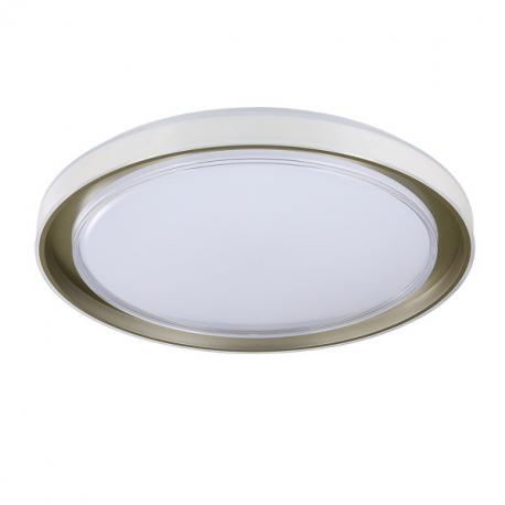 Plafon Tengri 72w 3000-4000-6000k Blanco/Plata 40d Reg.in 6480lm C/remoto