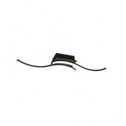 Plafon Murray 32w 3000-4000-6500k Negro/madera 3520lm C/remoto,memoria Y Reg.intensidad 9,5x62x11cm