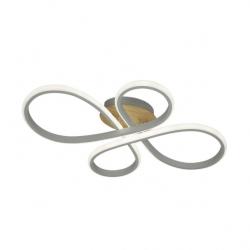 Plafon Bandeira 88w 3000-4000-6500k Blanco/haya 9680 Lm C/remoto,memoria Y Reg.intensidad 12x60x43cm