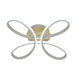 Plafon Bandeira 104w 3000-4000-6500k Blanco/haya 11440 Lm C/remoto,memoria Y Reg.intensidad 12x42,5x42,5cm