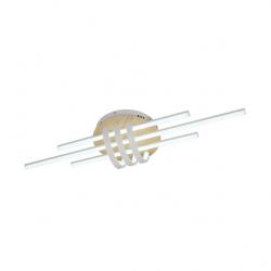 Plafon Kirova 64w 3000-4000-6500k Blanco/haya 7040lm C/remoto,memoria Y Reg.intensidad 13,5x85,5x23,5cm