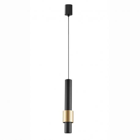 CLIFTON COLGANTE LED 7W 3000K NEGRO / ORO