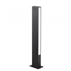 LOTUS BOLARDO 60CM IP65 10W 3000K NEGRO