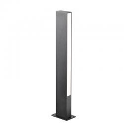 LOTUS BOLARDO 60CM IP65 10W 3000K GRIS OSCURO