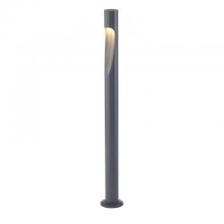 ARAN BOLARDO 80CM IP65 6W 3000K GRIS OSCURO