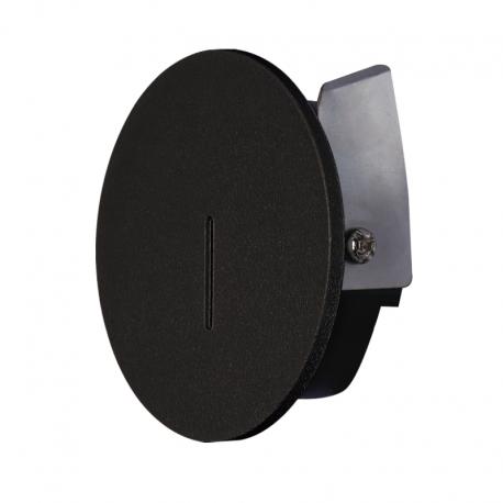 SOTAVENTO BAÑADOR PARED LED 3W 3000K IP42 R NEGRO