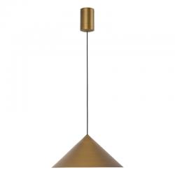 CONO COLGANTE LED 10W - CUERO - 24 CM - DIMABLE TRIAC