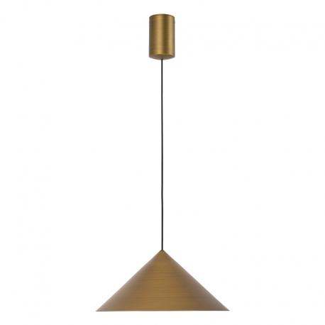 CONO COLGANTE LED 10W - CUERO - 24 CM - DIMABLE TRIAC