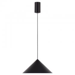CONO COLGANTE LED 10W - NEGRO - 24 CM - DIMABLE TRIAC