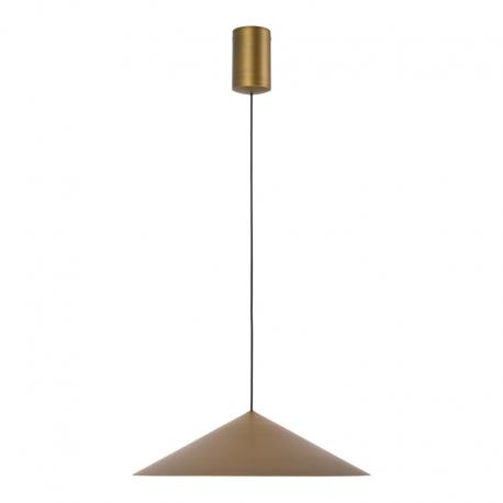 CONO COLGANTE LED 10W - CUERO - 30 CM - DIMABLE TRIAC