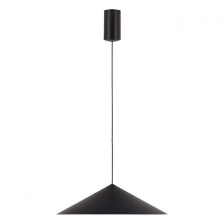 CONO COLGANTE LED 10W - NEGRO - 30 CM - DIMABLE TRIAC