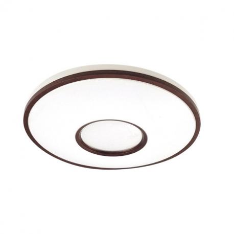 Plafon Perote 36w 3000-4000-6500k Blanco/Marron 3528lm 7,5x39x39cm C/remoto Y Reg.intensidad