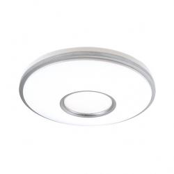 Plafon Perote 36w 3000-4000-6500k Blanco/Plata 3528lm 7,5x39x39cm C/remoto Y Reg.intensidad