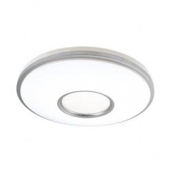 Plafon Perote 60w 3000-4000-6500k Blanco/Plata 5880lm 8x49x49cm C/remoto Y Reg.intensidad