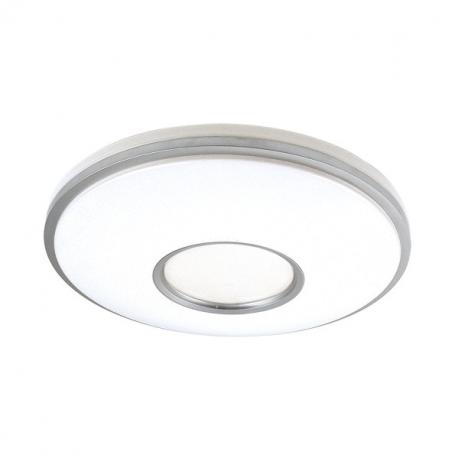 Plafon Perote 60w 3000-4000-6500k Blanco/Plata 5880lm 8x49x49cm C/remoto Y Reg.intensidad