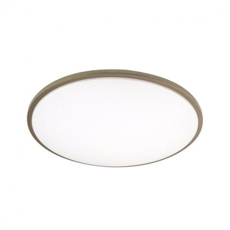 Plafon Eglon 36w 3000-4000-6500k Blanco/Cuero 3528lm 6,5x39x39cm C/remoto Y Reg.intensidad