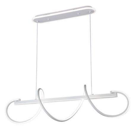 Colgante Yupi Blanco 149w 3000-4000-6000k 13572lm C/luz Ambiente Remoto Y Reg.intensidad Regx97x25cm