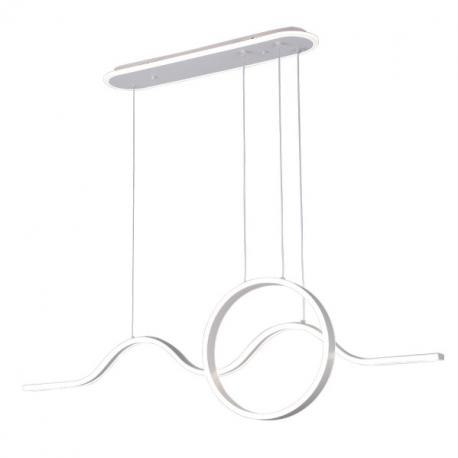 Colgante Year Blanco 177w 3000-4000-6000k 15756lm C/luz Ambiente Remoto Y Reg.intensidad Regx120x15cm