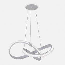 Colgante Glow Blanco 129w 3000-4000-6000k 10920lm C/luz Ambiente Remoto Y Reg.intensidad Regx58x58cm