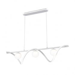 Colgante Century Blanco 151w 3000-4000-6000k 12590lm C/luz Ambiente, Remoto, Reg.intensidad Regx120x26cm