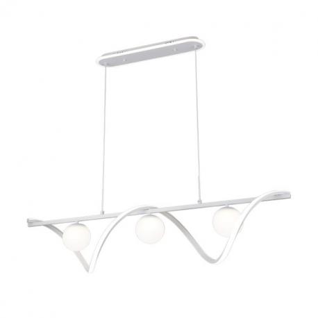 Colgante Century Blanco 151w 3000-4000-6000k 12590lm C/luz Ambiente, Remoto, Reg.intensidad Regx120x26cm
