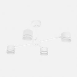 Lampara Ortiga 4 X Gx53 Blanca 36w 3200lm Bombillas Incluidas 30x65x43cm
