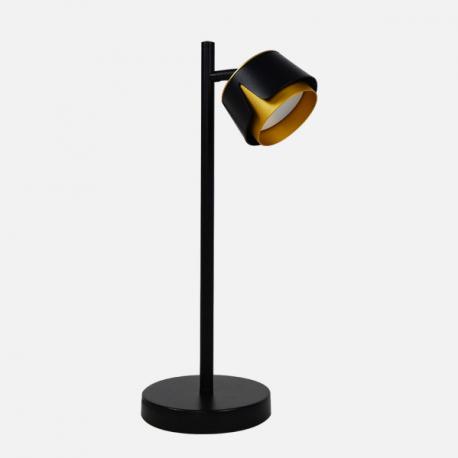 Sobremesa Domenica 1 X Gx53 Negro/oro 9w 4000k 800lm Bombilla Incluida 43x20x15cm