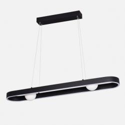 Colgante Fermoselle 24w+6w 4000k Negro Regx87,5x15 Cm 2550lm