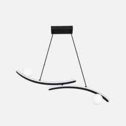 Colgante Fermoselle 24w+6w 4000k Negro Regx82x9 Cm 2550lm