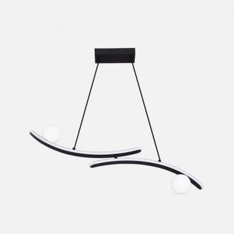 Colgante Fermoselle 24w+6w 4000k Negro Regx82x9 Cm 2550lm