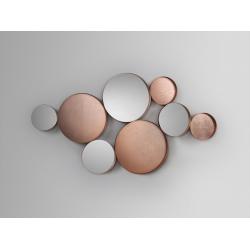 MALMO- ESPEJO ORO ROSA 165X90