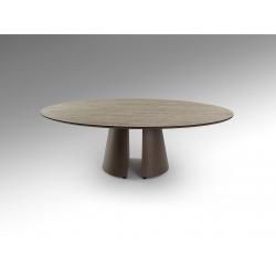 SAMARA-MESA CENTRO-TRAVERTIN/MARRON