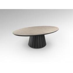 KORIA -MESA CENTRO- PIEDRA/NEGRO