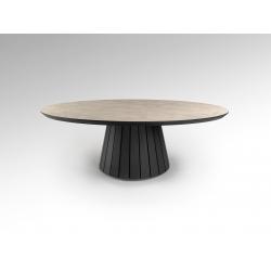 KORIA -MESA CENTRO- PIEDRA/NEGRO