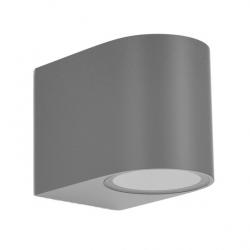 Aplique Exterior Gacela 1xgu10 Gris Ip44 8x7x9 Cm