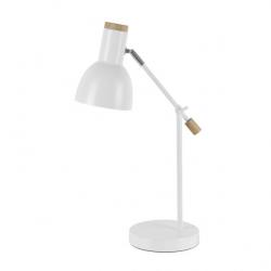 Flexo Tejo 1xe27 Blanco/haya Orientable 50x15x16,5cm