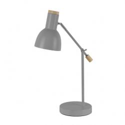 Flexo Tejo 1xe27 Gris/haya Orientable 50x15x16,5cm