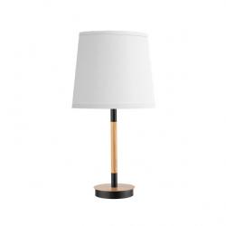 Sobremesa Alondra 1xe14 Negro-haya/blanco 45x25x25cm